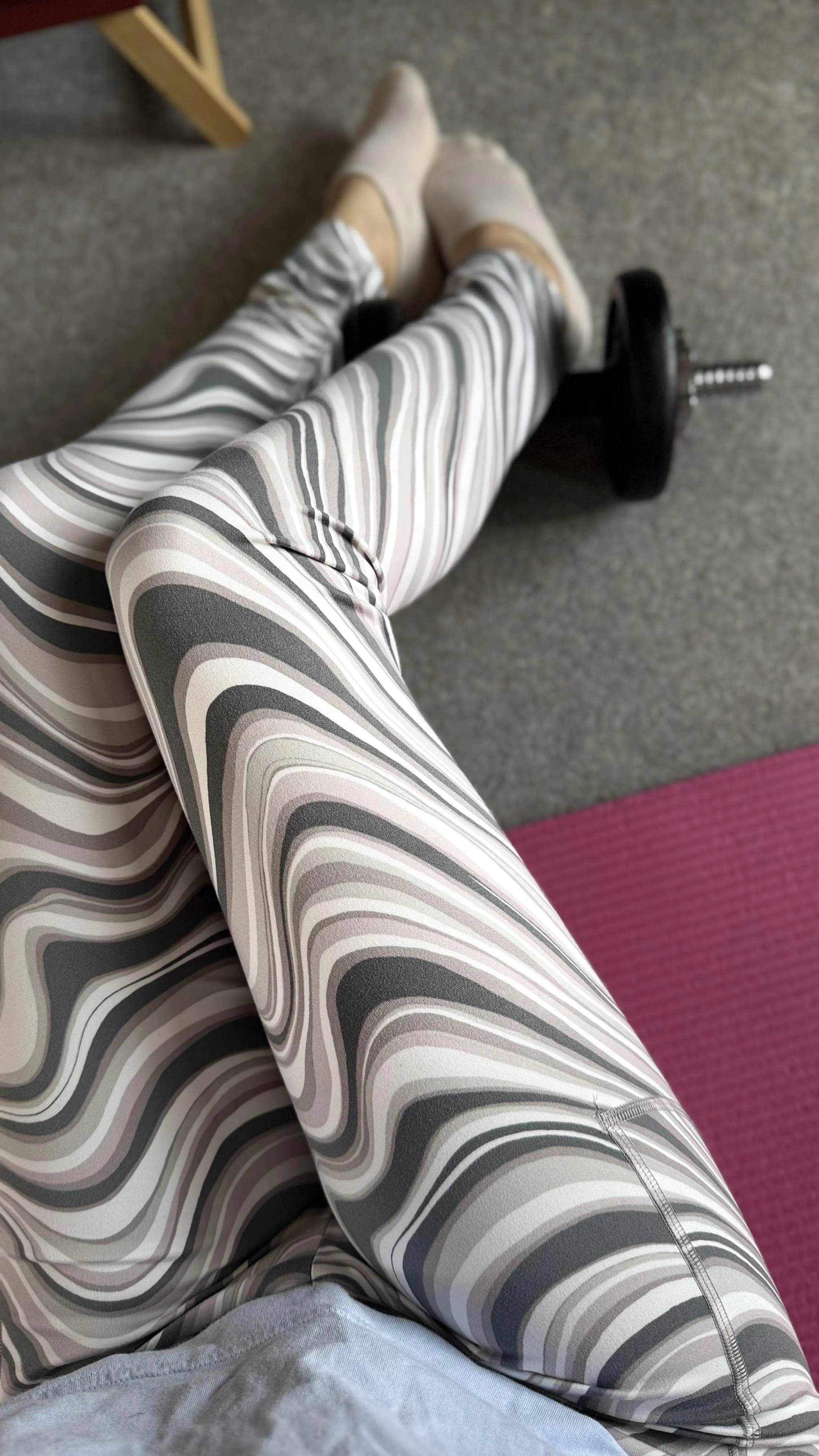 Getting ready for workout