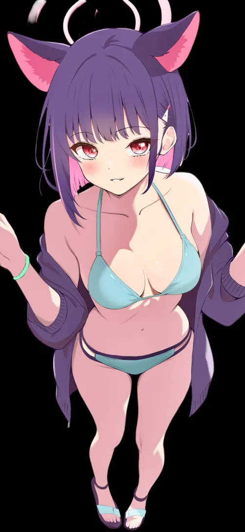 kazusa (blue archive) 1696x3677