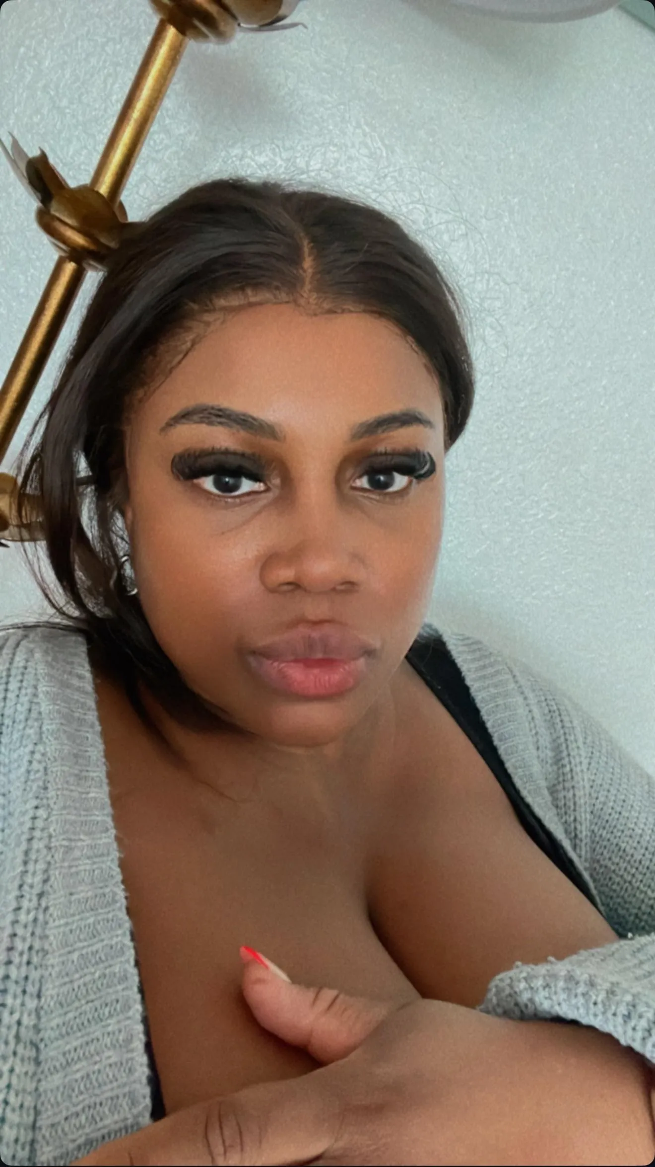 She can’t hide them