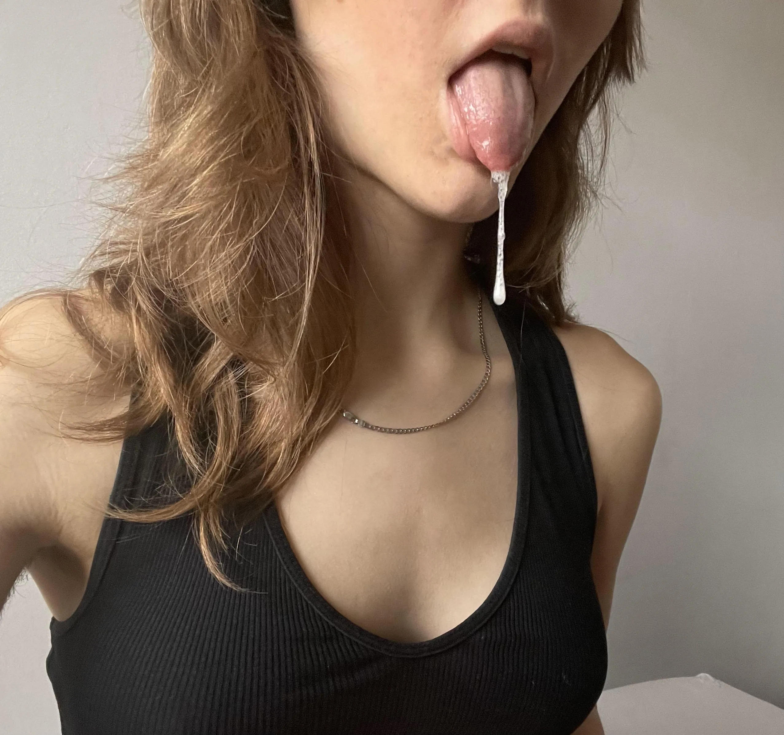 Would you eat my bulls cum out my mouth?