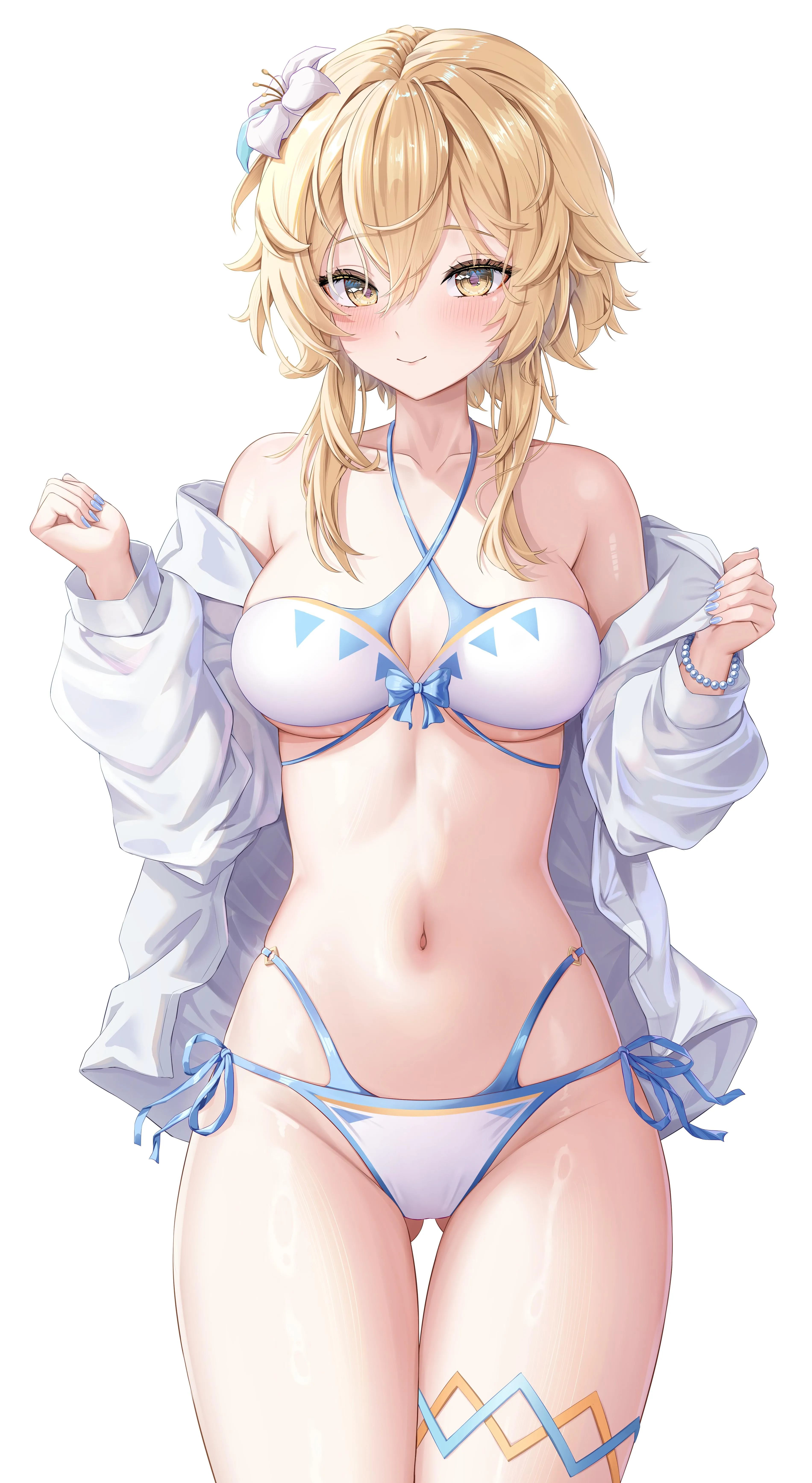 Bikini Hot Spring Lumine [Genshin Impact]