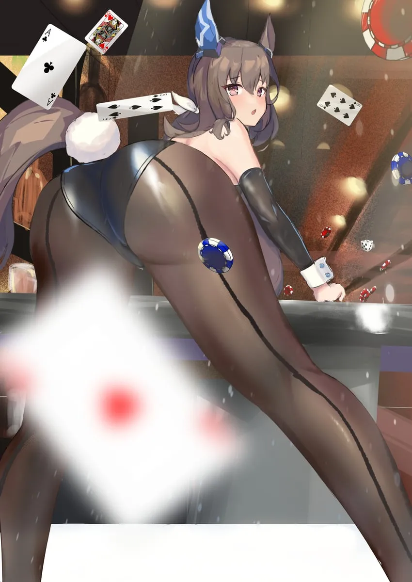 Bunny Admire Vega Bending Over [Umamusume]