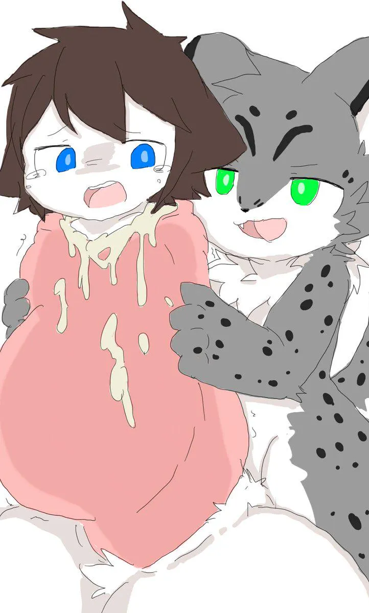 Colin's free trial of humanity has expired. Time to become latex goo creature in the snep cock (artist: Chano)