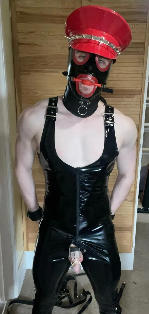 Did you order a little caged gimp?
