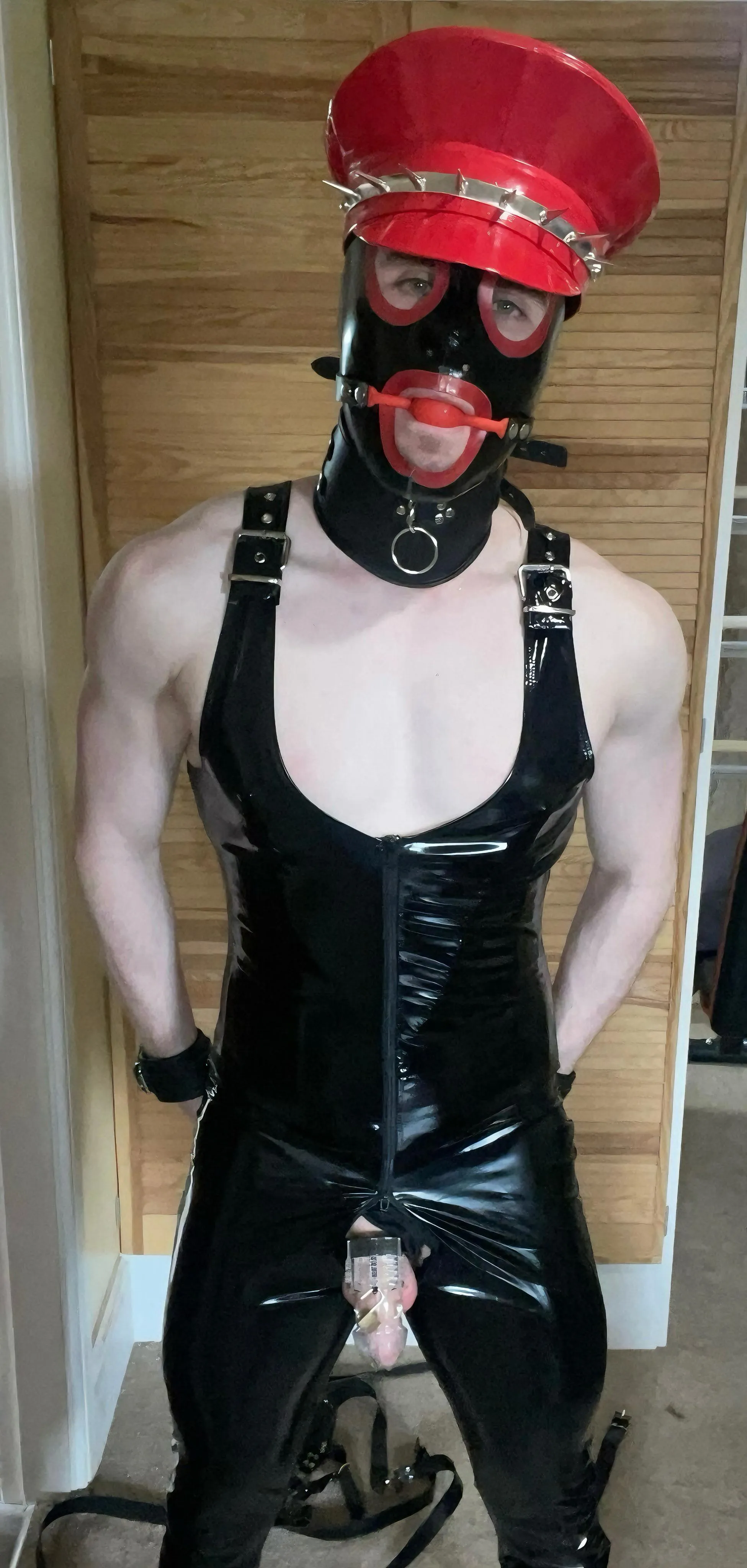 Did you order a little caged gimp?
