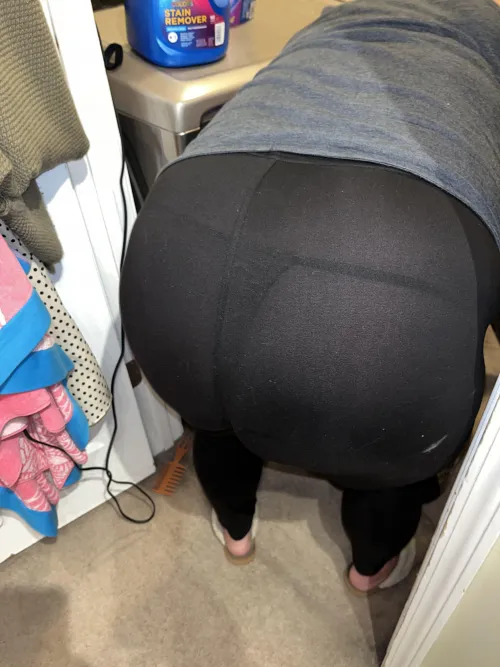 Green satin thong underneath