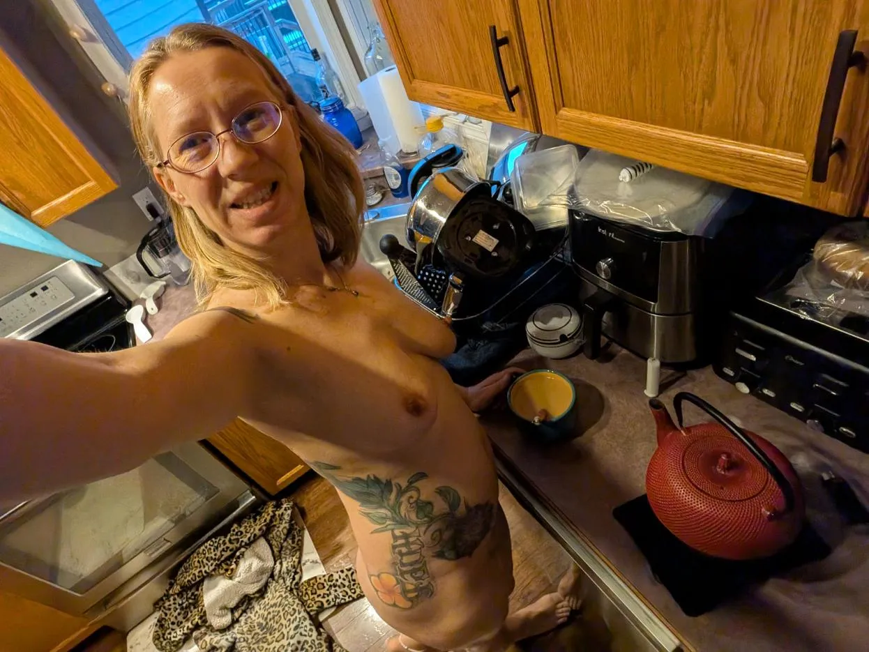 Having a cup a tea for bed time