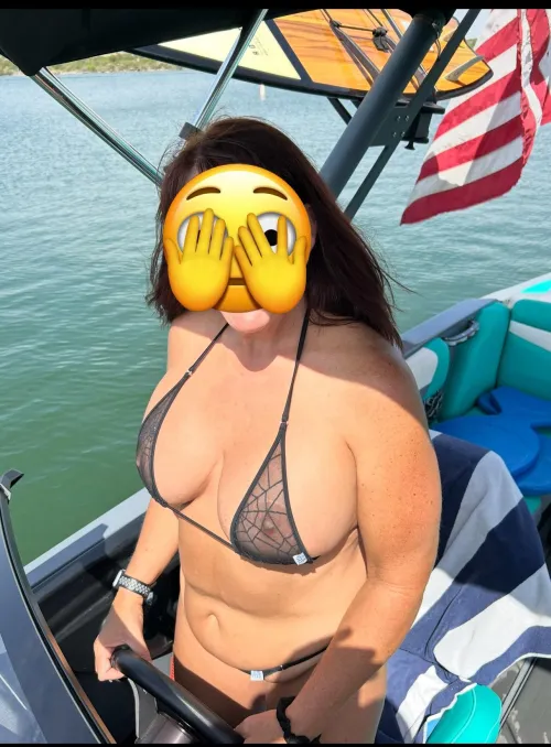 I think I like her in the spider web suit.