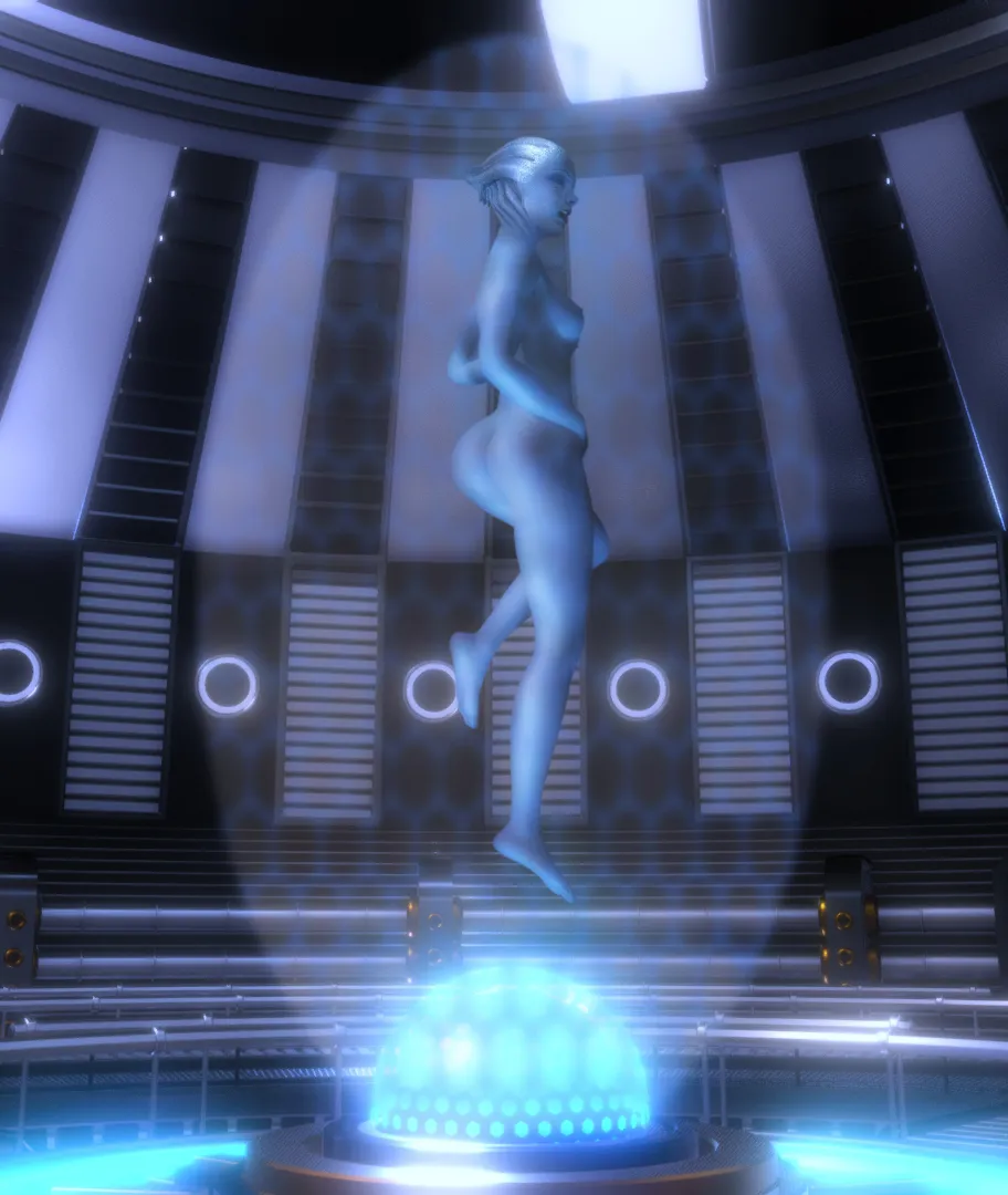Liara developed a fetish for getting trapped in a energy fields. (Rastifan)