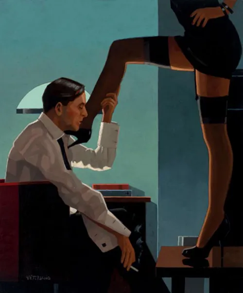 Night Calls (2010) by Jack Vettriano