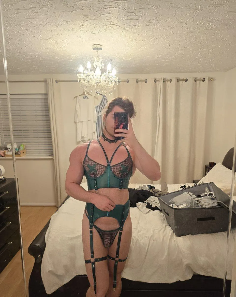 One of the gifts I got, never too big for cute lingerie right?