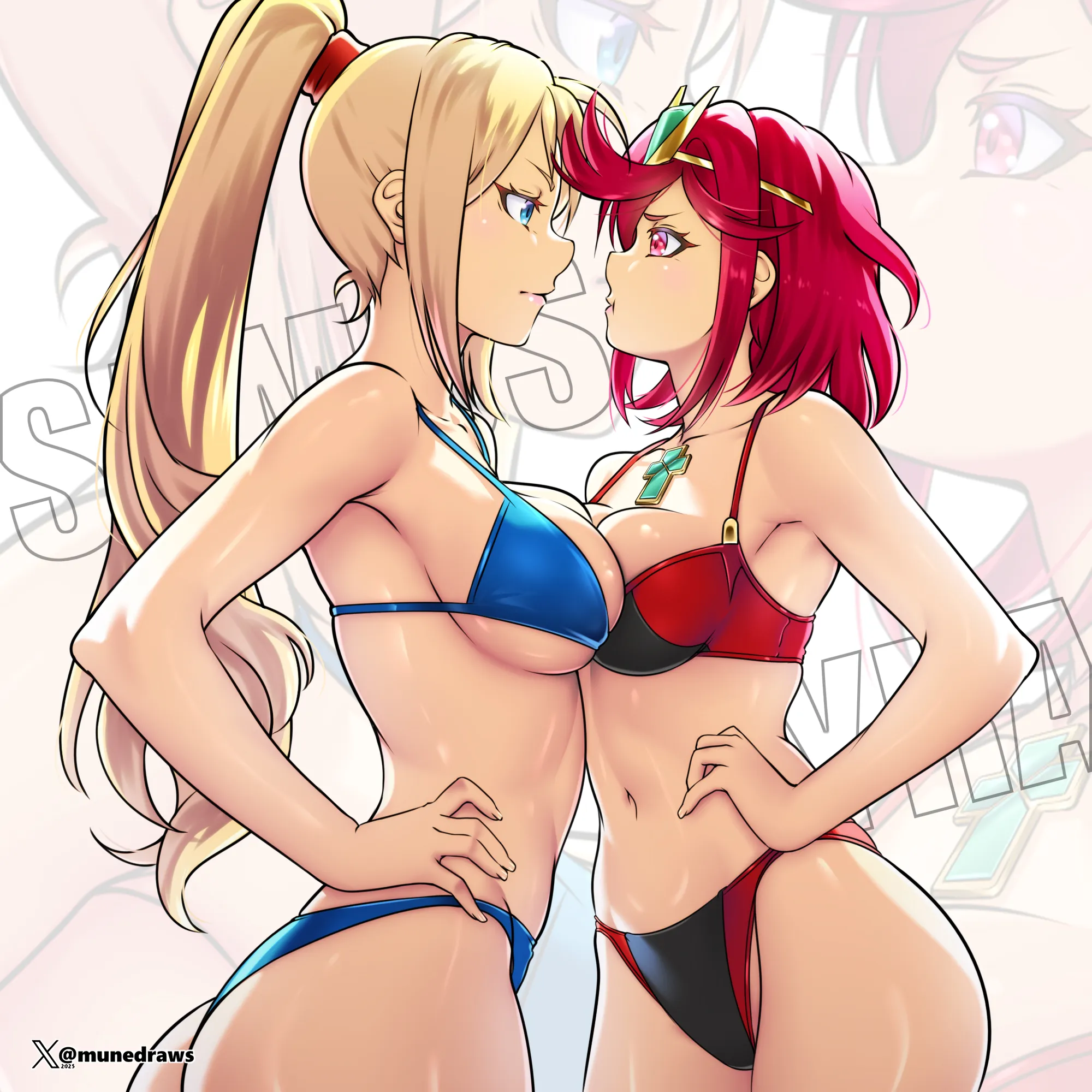 Samus and Pyra Face-Off (Mune)