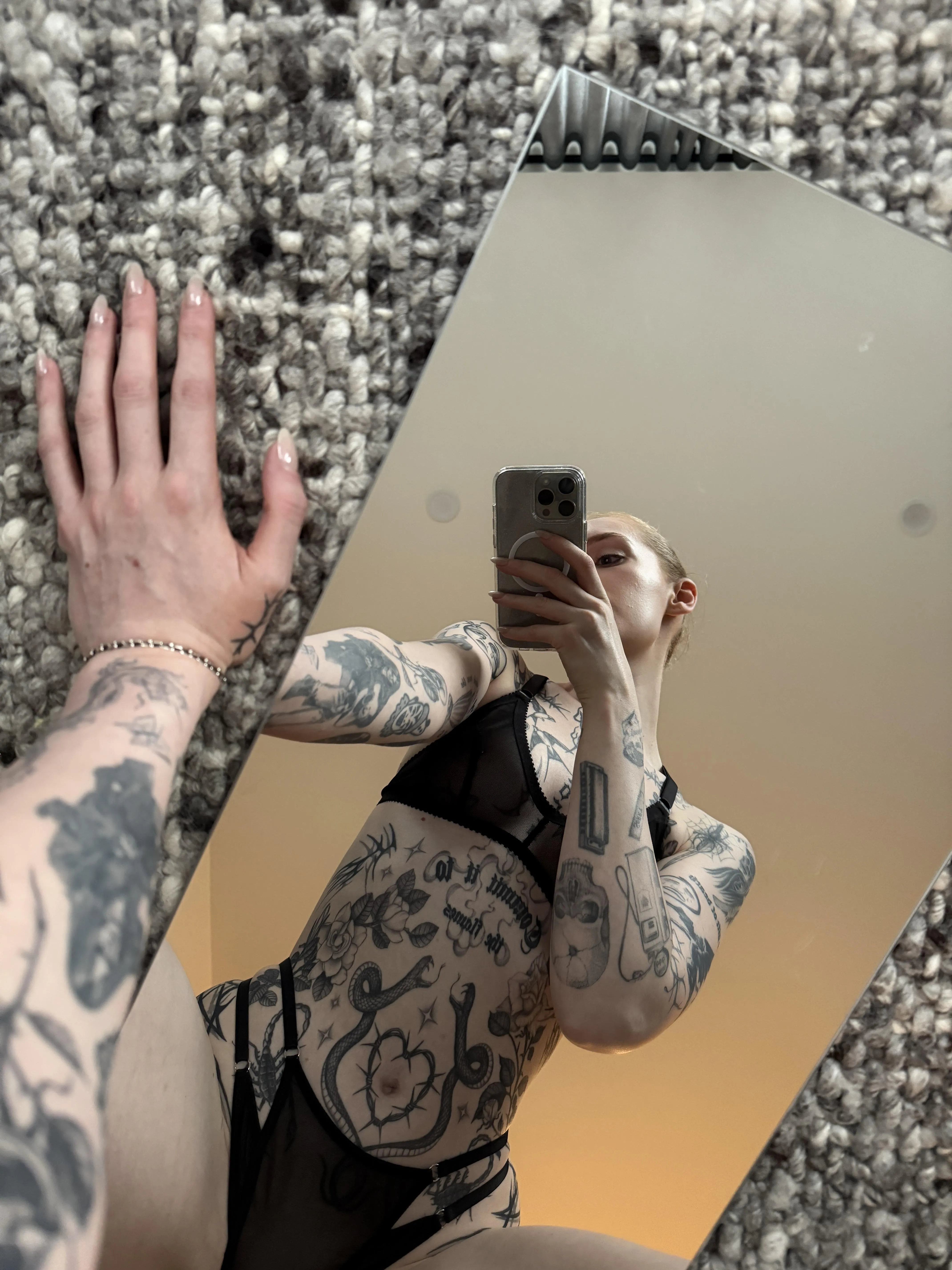 So much fun to be had with a mirror on the floor