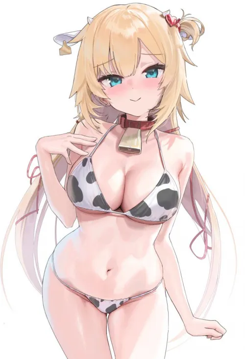 [Akai Haato] Haachama in cow bikini
