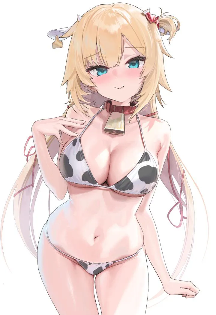 [Akai Haato] Haachama in cow bikini