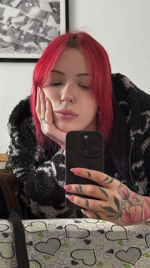 and im back to red hair