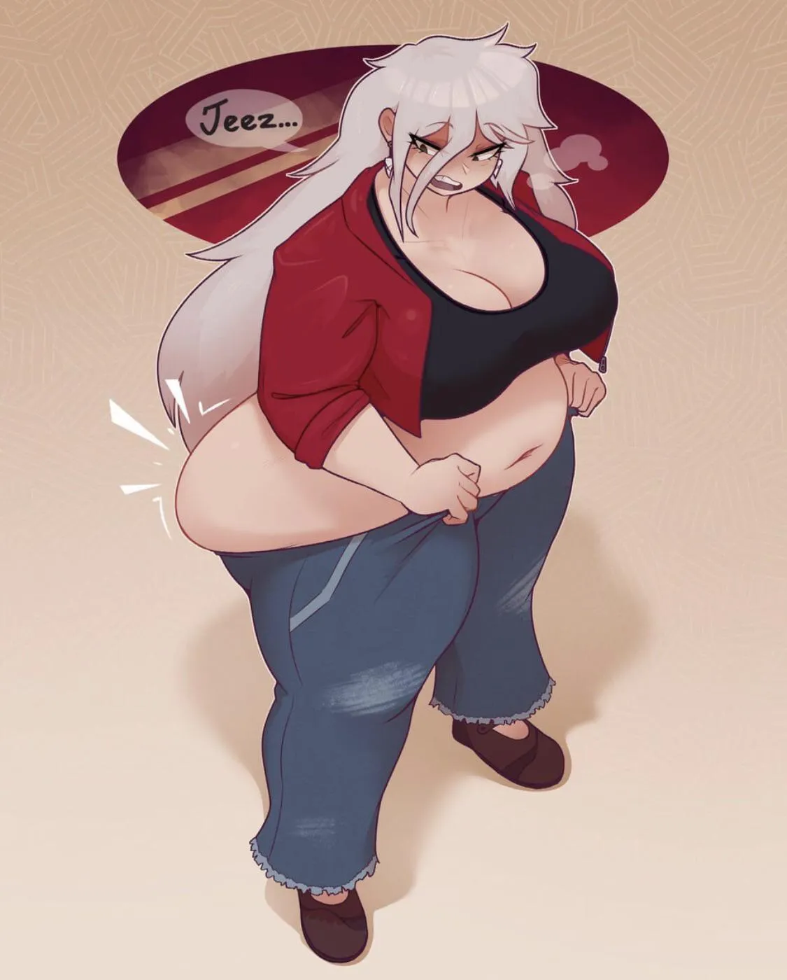 Chubby ready for you to slide in