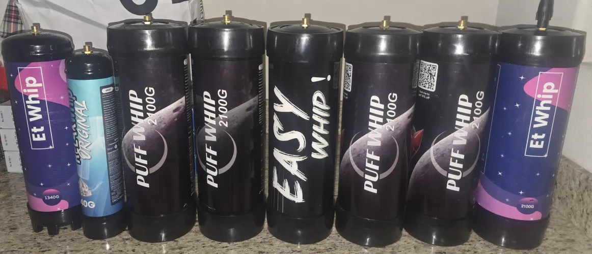 Didn't realize how much nitrous I've been doing lately until I did a little spring cleaning...that's only two weeks worth 😵‍💫