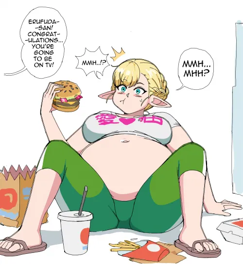 Erufuda-san On TV (By Dr--Worm)