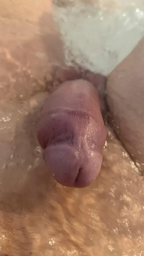 Hot tub + morning wood is quite the combo.