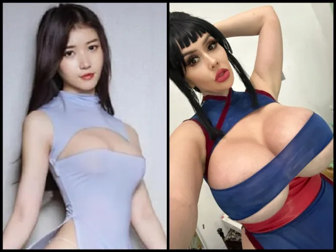 How it fit on the model vs how it fit on me. 😛