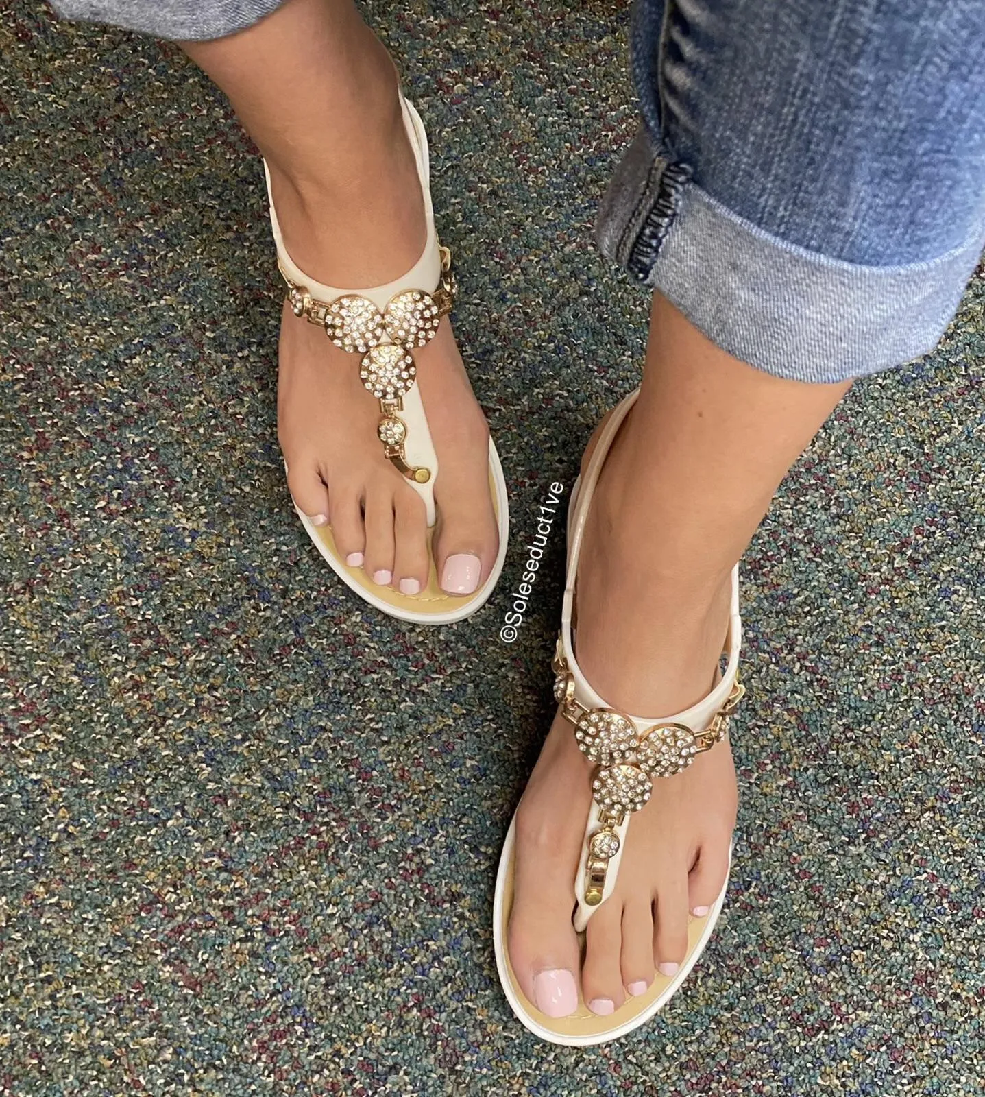 I keep my feet soft, clean and pretty.