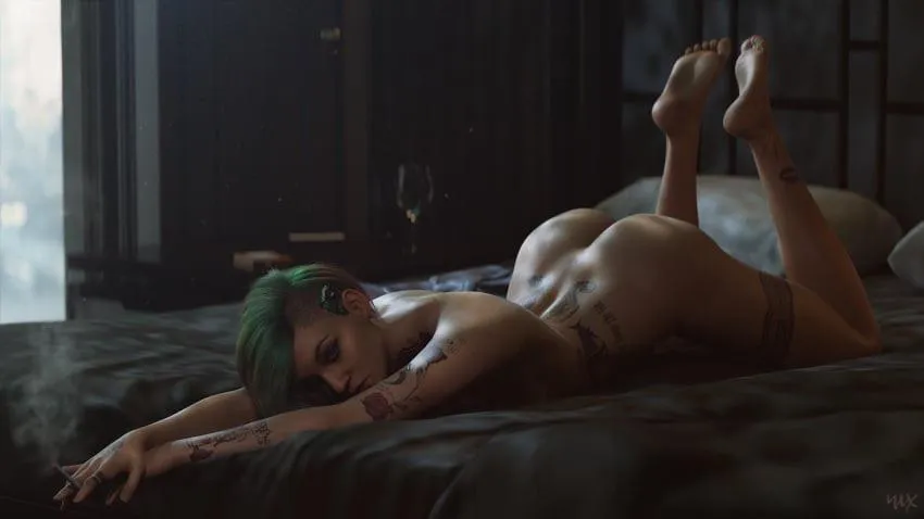 Judy, sleeping in (Nixee3D)