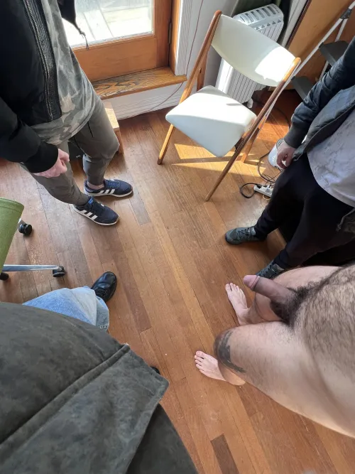 Just chilling after my bukkake