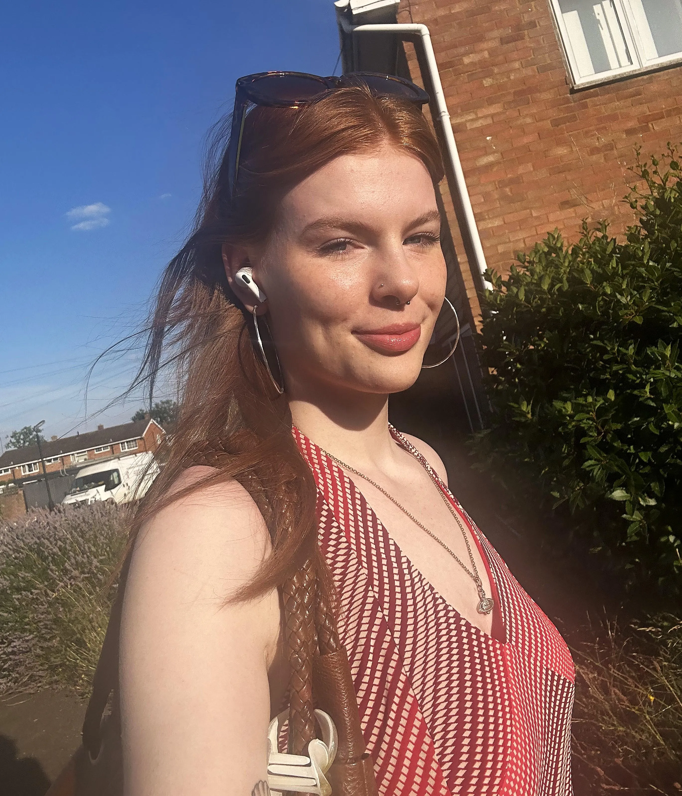 Red hair, dimples, freckles, and a little sunshine magic. [IRTR]