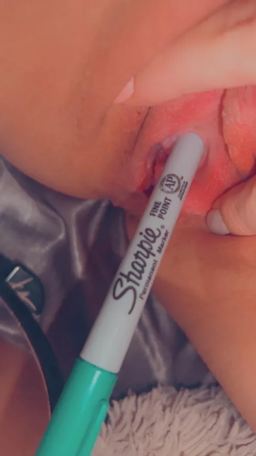 she’s such a tiny lil peehole, I wish I had someone to help me stretch her 🫦