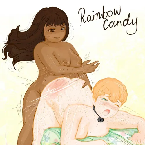 These are my OCs, Ivy and Dani (Ivy was being a brat)