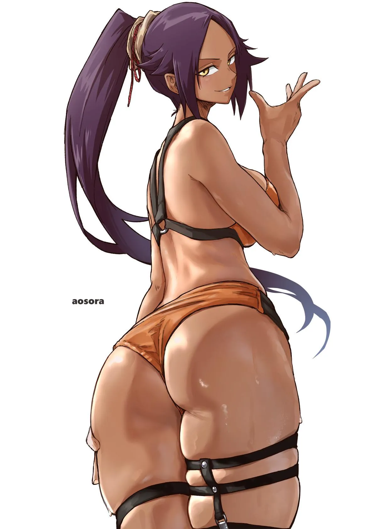 Yoruichi booty (aosora)