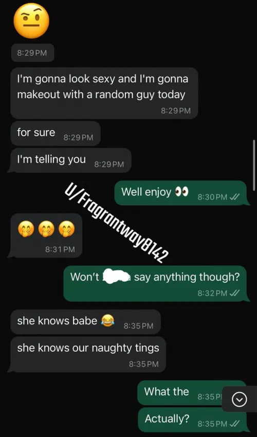 You’re never bored with a hotwife who’s never shy 👀