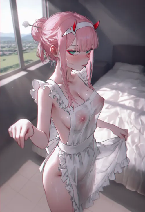 Zero Two offering her hand