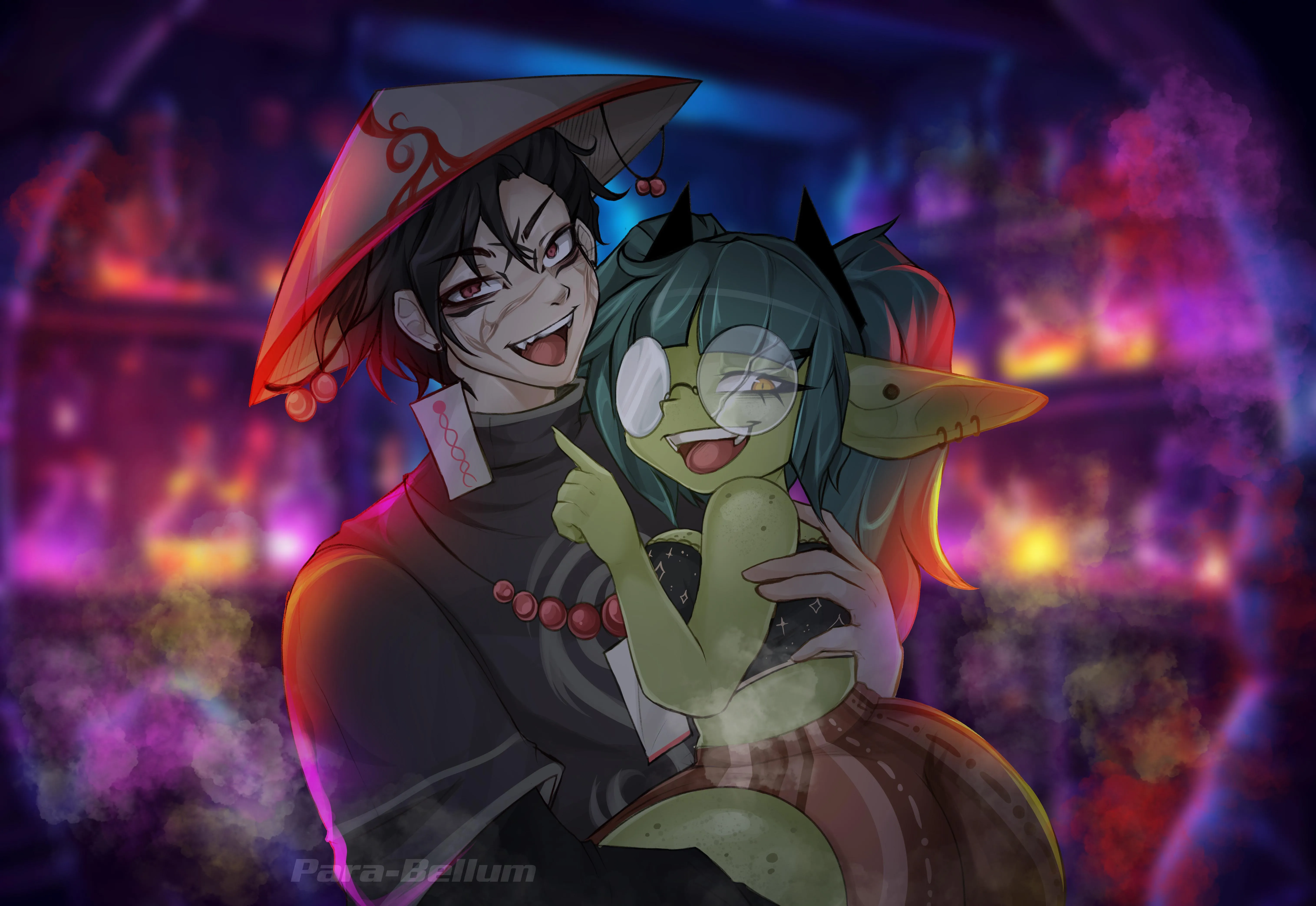 A stinky goblin and her beloved partner <3