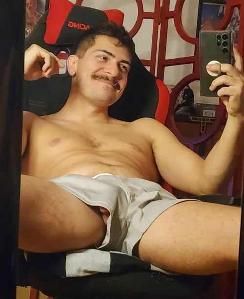 Are you noticing my smile or my shorts first?