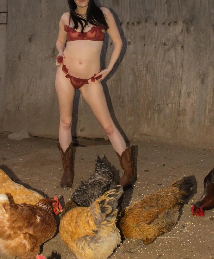 At least I match my outfits when I do chores