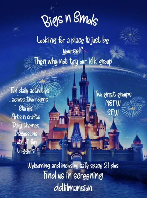 DDLG group join us in one of our screening rooms #dd. lilmansion or #dd.Tea party