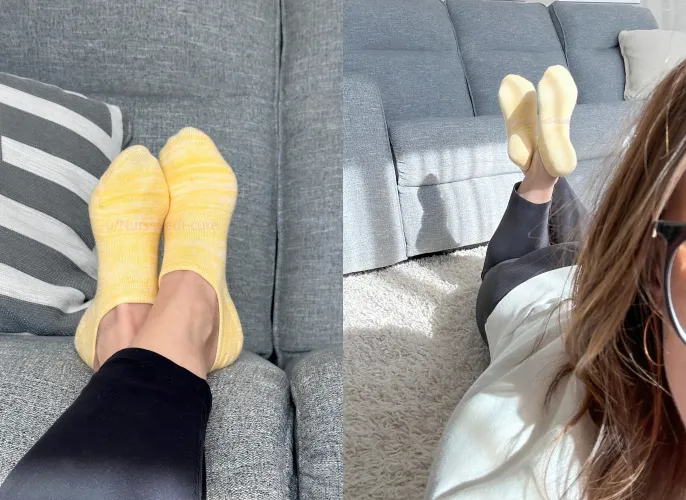 Hopefully I can brighten your day! Sunny Saturday socks!