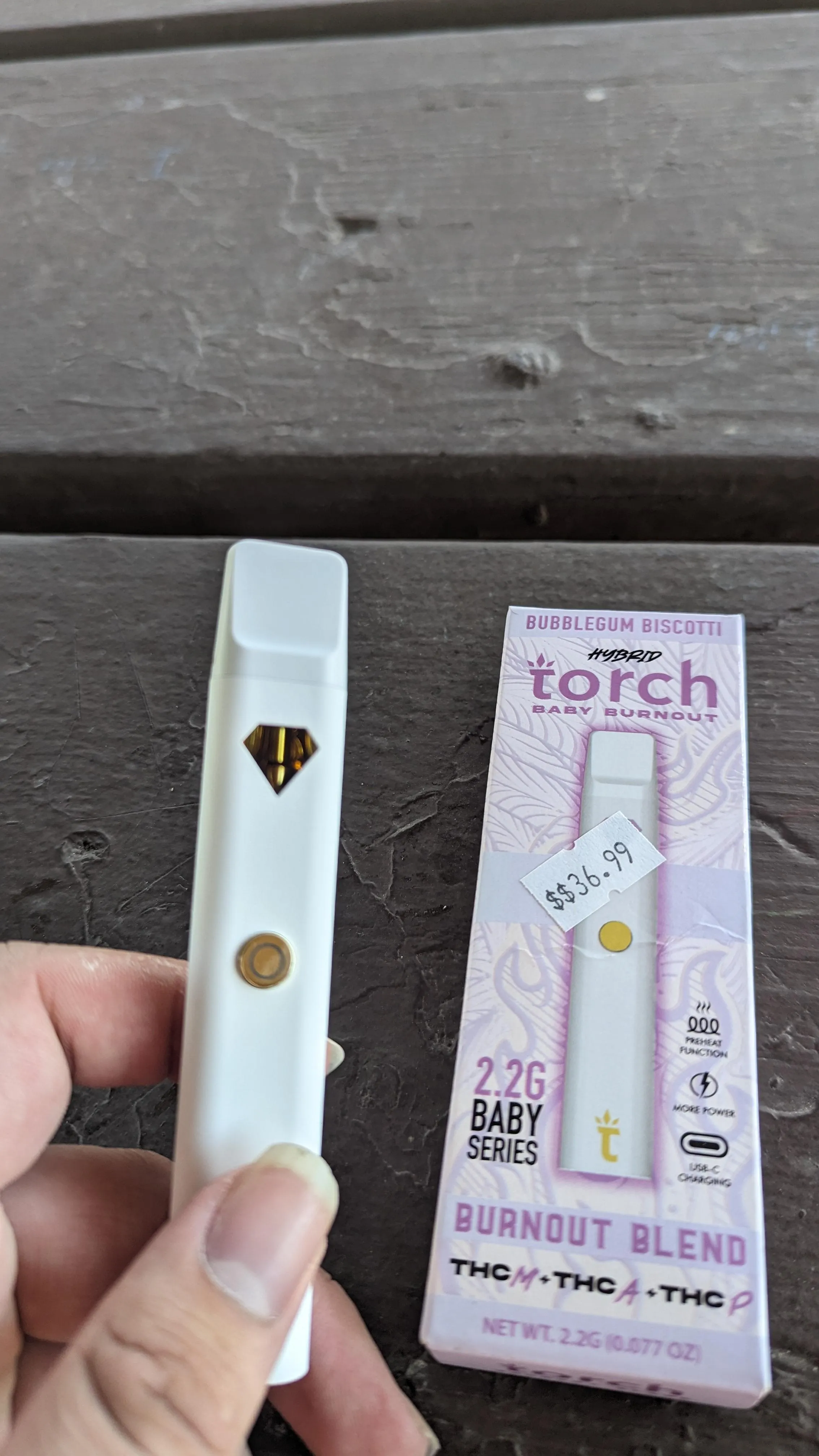 I got this from a gas station to tide me over while my good carts are in the mail because I use medically. What the fuck is THC-M?