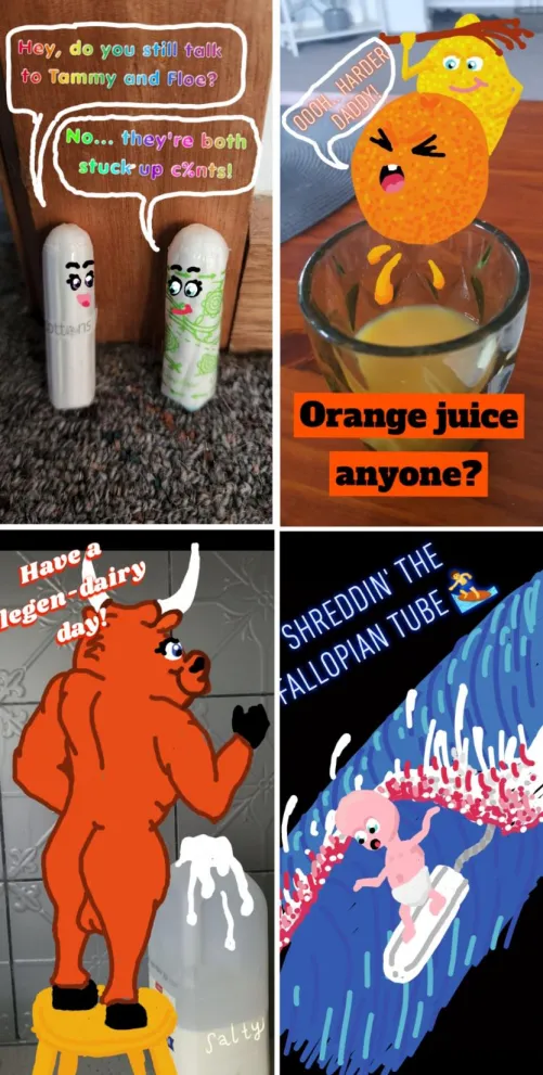 I hope cartoon scribbles and edits from 👻 are ok here?