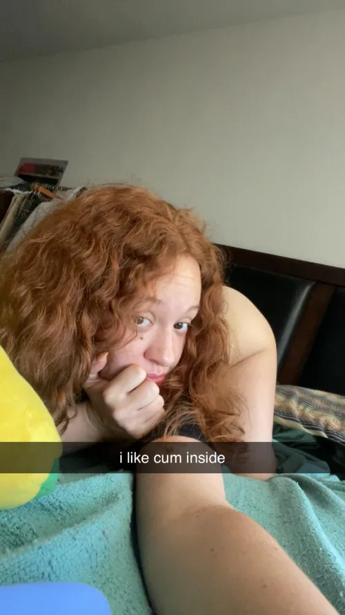 just a ginger obsessed with creampies