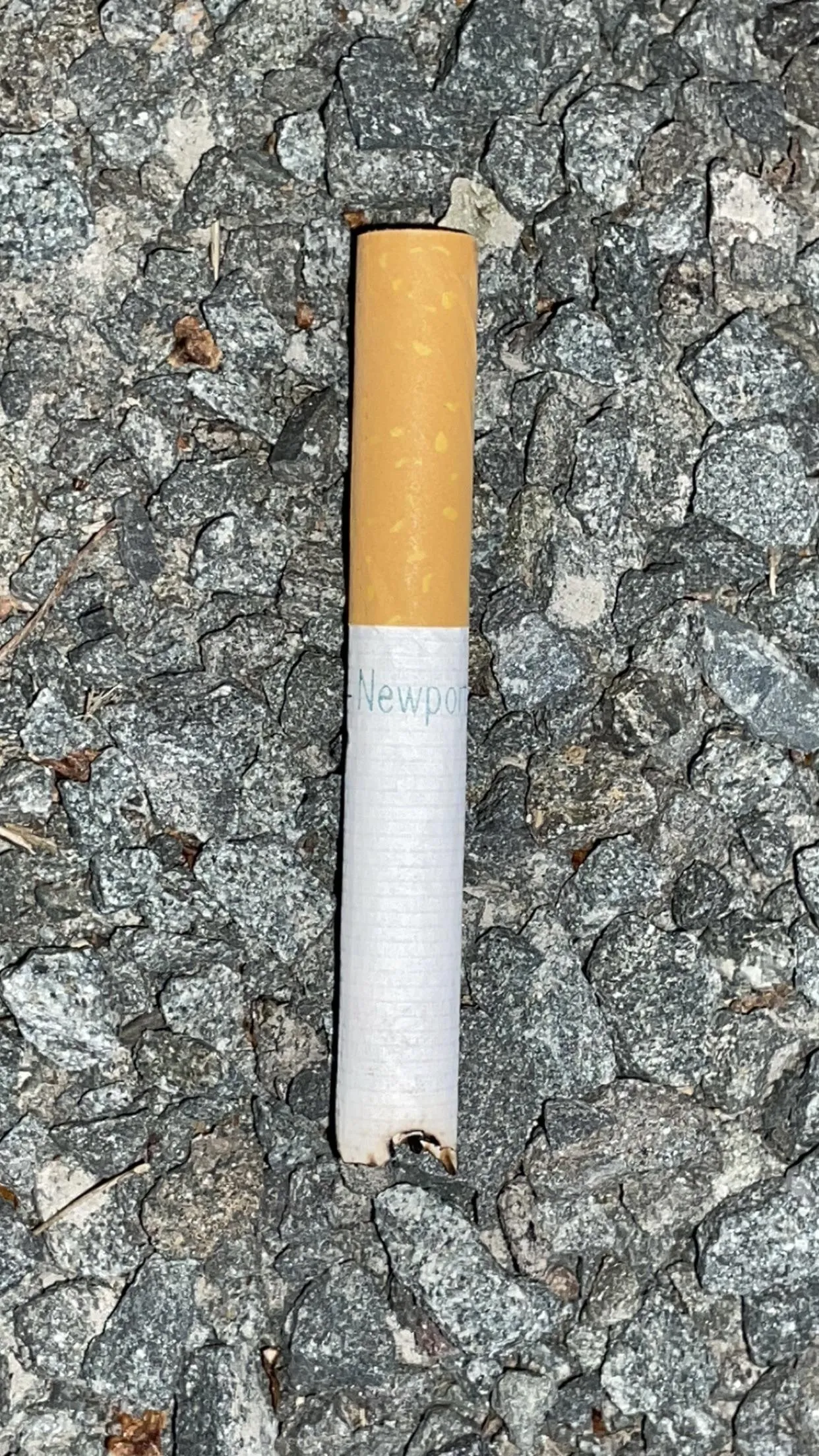 My coworker put this one out just to light another because it was “practically at the filter”.