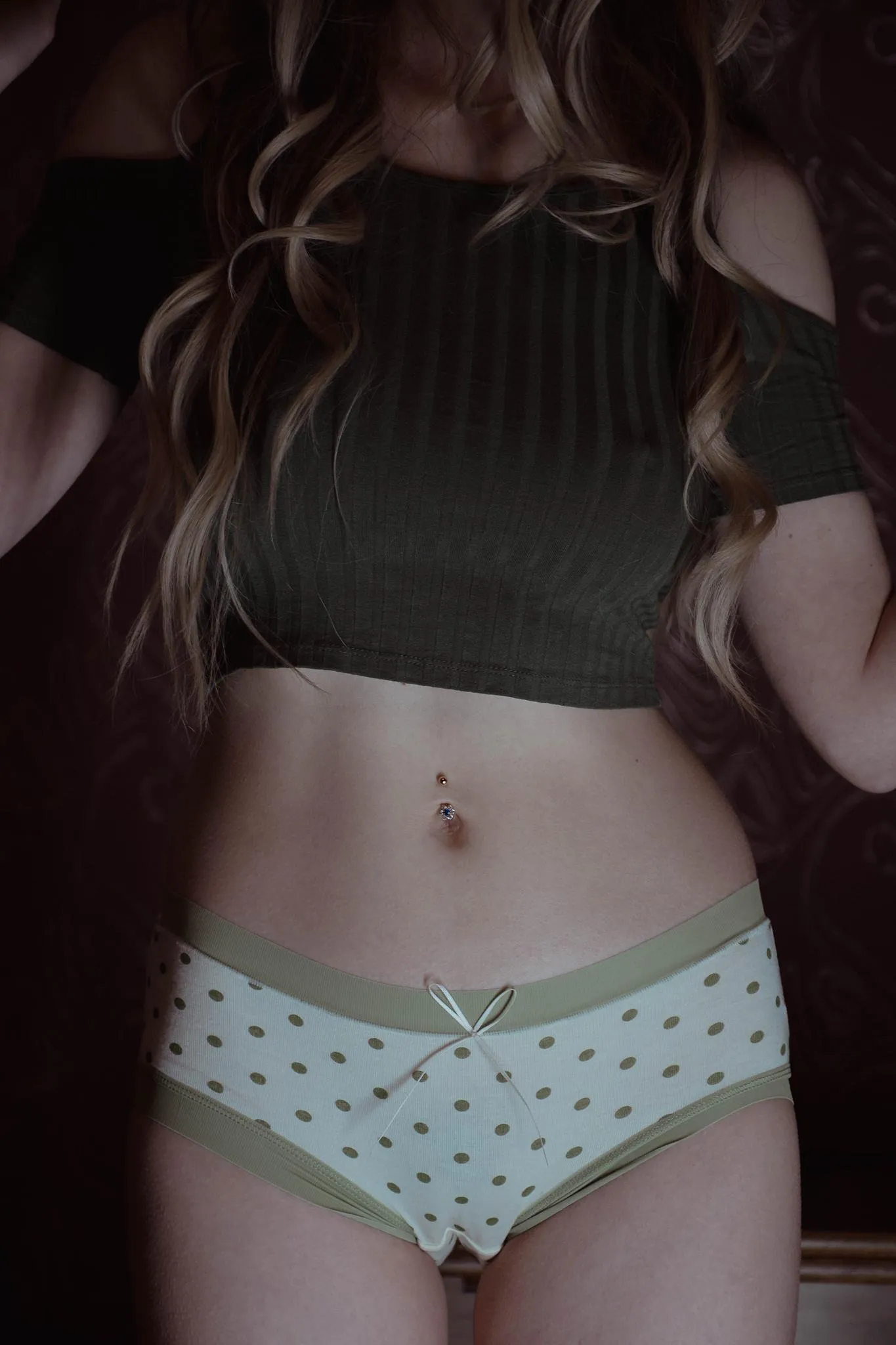 My little toe in polka dots