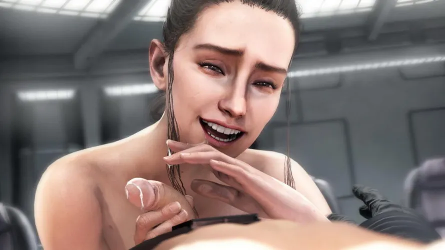 Rey laughs at how quick you bust a nut (unknown)