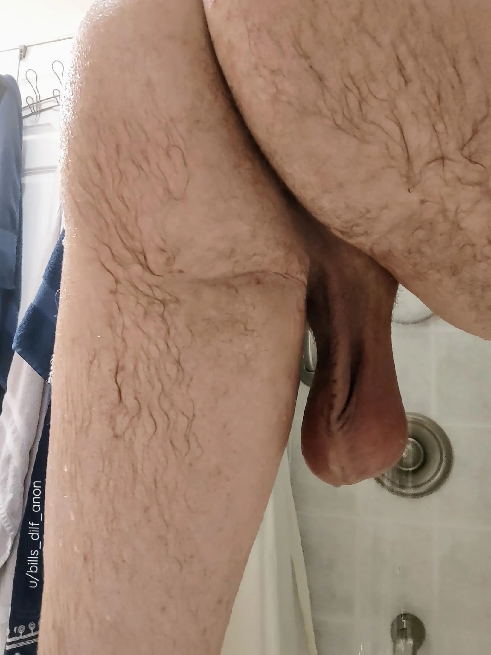 Sagging in the shower