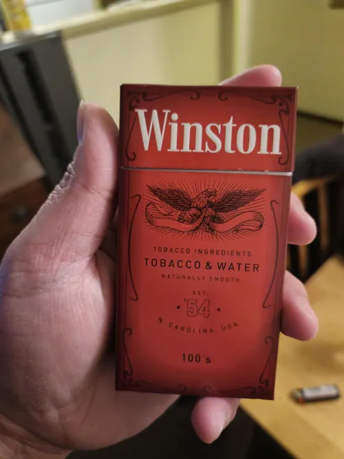 Tried Winston Red 100s, and I think they're going to be my new go-to smoke for a while!