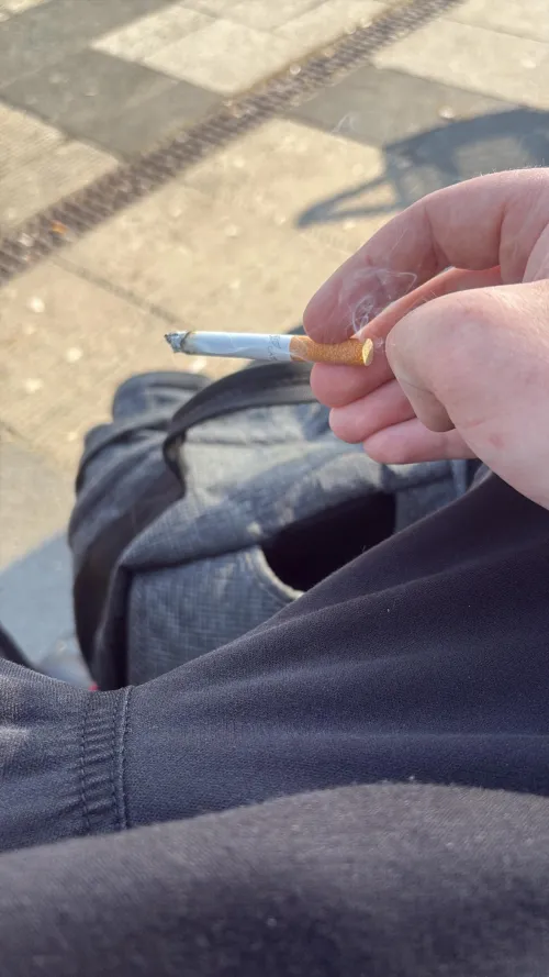 Waiting for my train