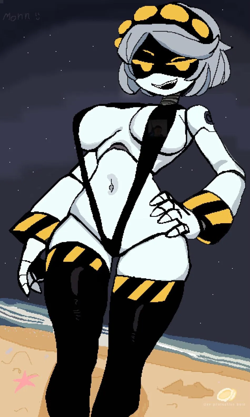 Bots and Sling Bikinis, what's not to love? (Artist: monmaamn)