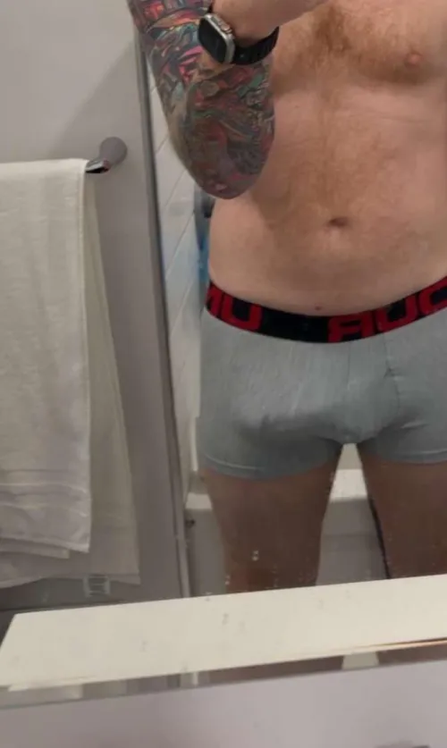 Grey boxers > grey sweats